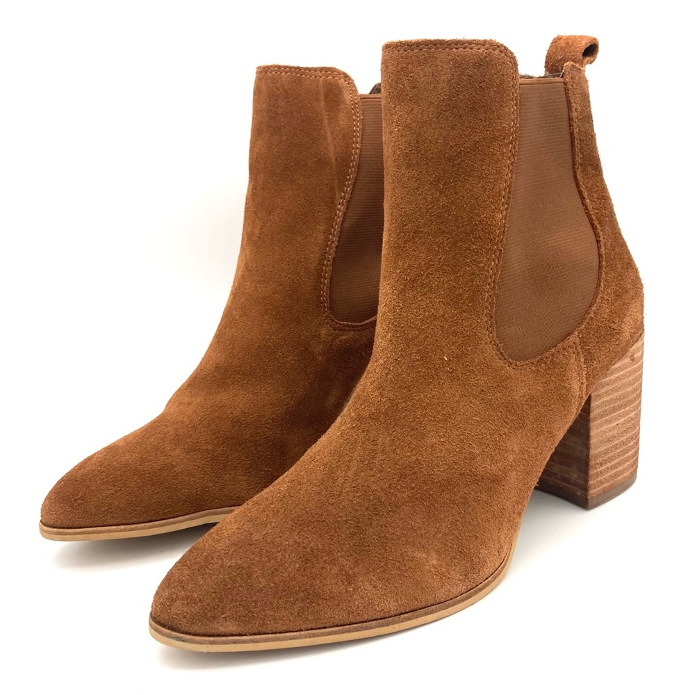 Steve Madden Brown Suede Ankle Boots